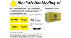 Desktop Screenshot of bierindeaanbieding.nl