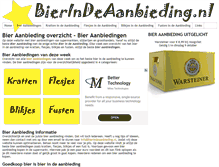 Tablet Screenshot of bierindeaanbieding.nl